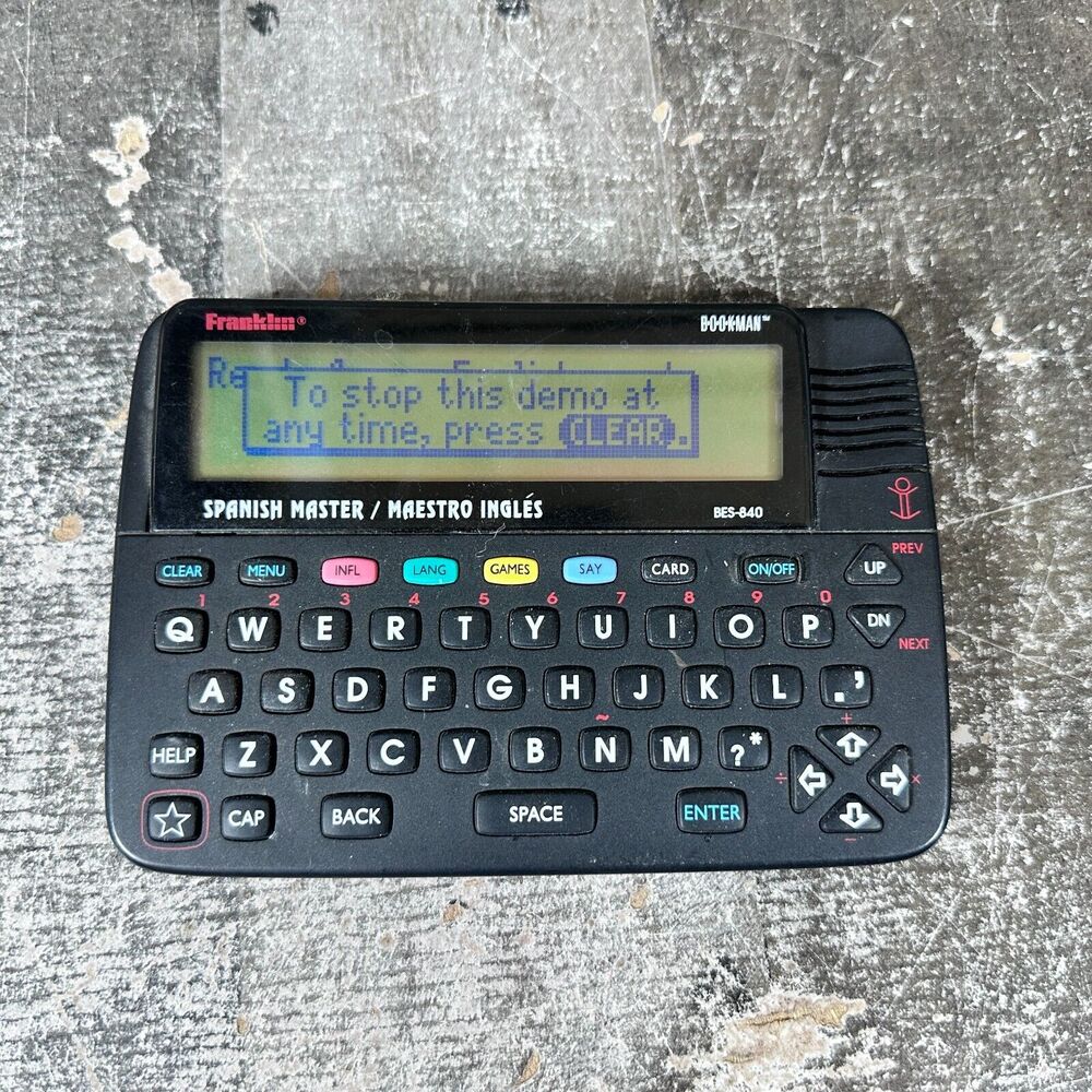 Franklin‎ Bookman Spanish Master Model BES-840